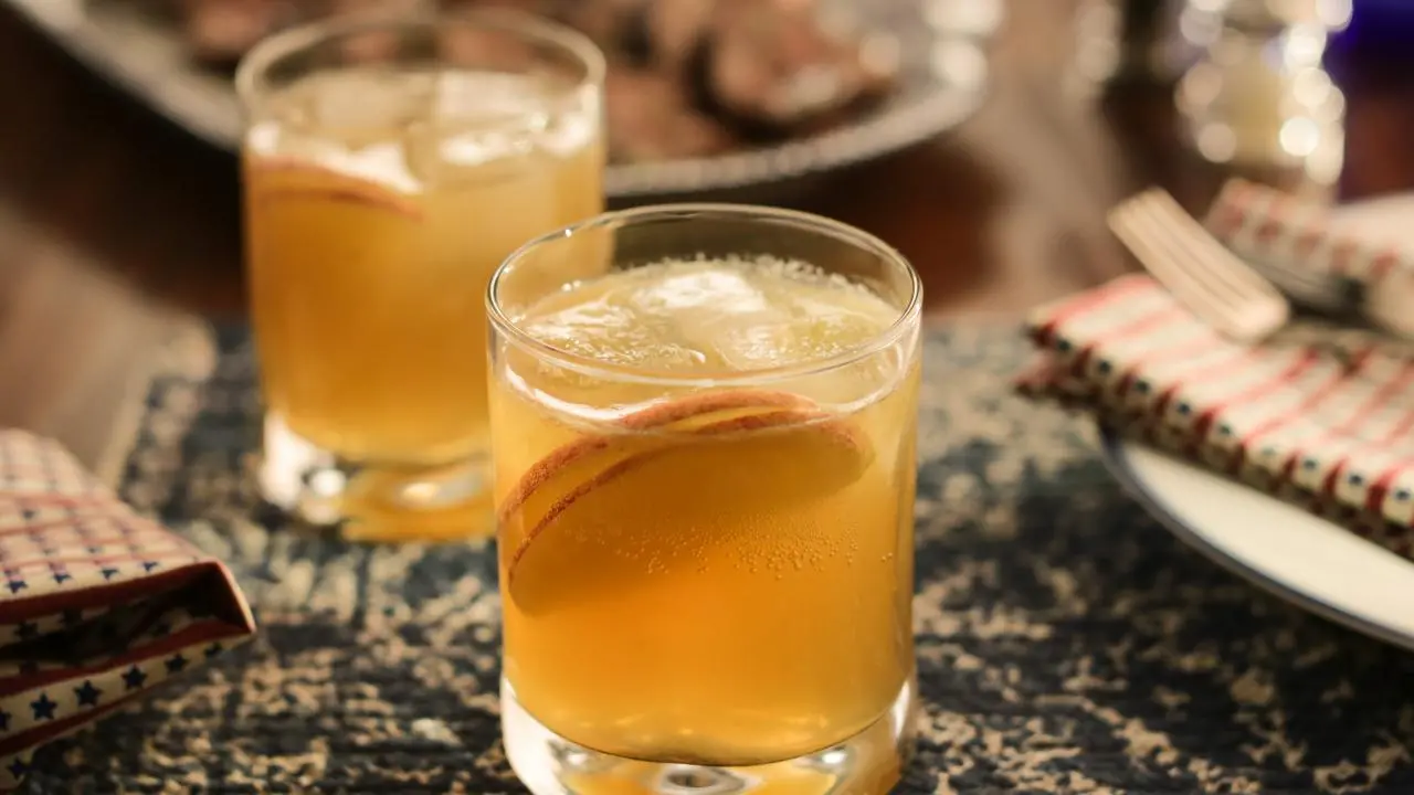 Honey Bourbon Cider Cocktail