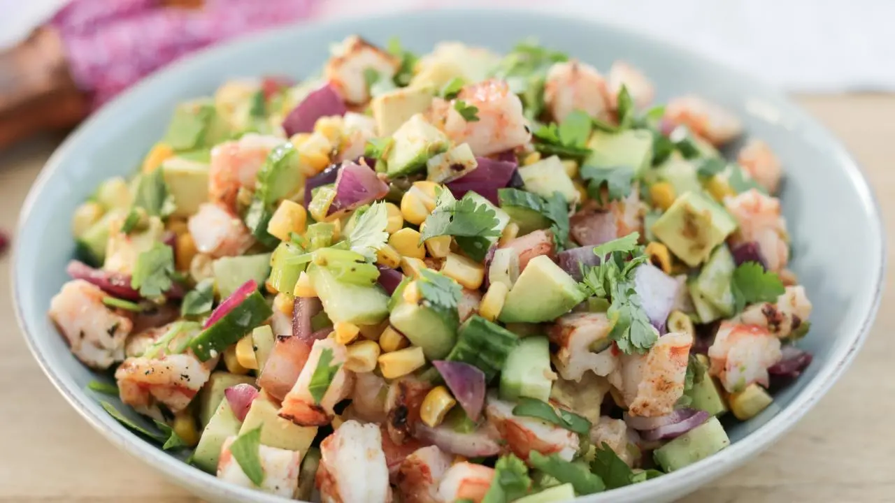 Grilled Shrimp Salsa