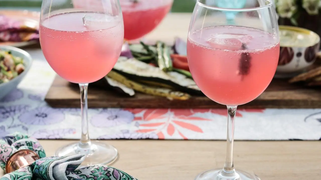 Lavender Prosecco Punch
