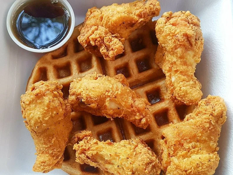 Chef Donovan Barner may have had his three sons in mind when he perfected waffles, but their fan base has expanded to include most of the residents of Jackson. The recipe he formulated is simple, with one unique tweak â   Barner subs brown sugar in for white, which his mom â   and Sugarâ  s Place co-owner â   Glenda says is the key to their wafflesâ   caramelized edges. The rounds come with fried chicken and service so warm, you feel like youâ  re having dinner at the Barnersâ   home.