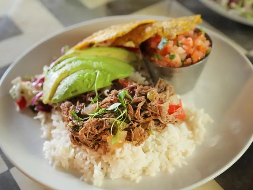 Ropa Vieja as Served at Ceviche's in Wilmington, North Carolina as seen on Food Network's Diners, Drive-Ins and Dives episode 2807.