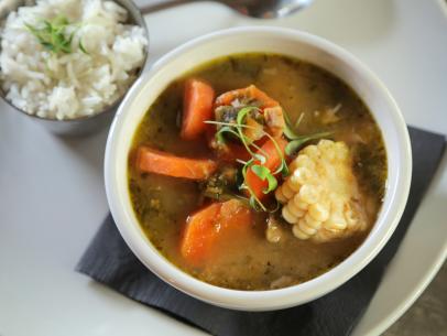 Sancocho as Served at Ceviche's in Wilmington, North Carolina as seen on Food Network's Diners, Drive-Ins and Dives episode 2807.