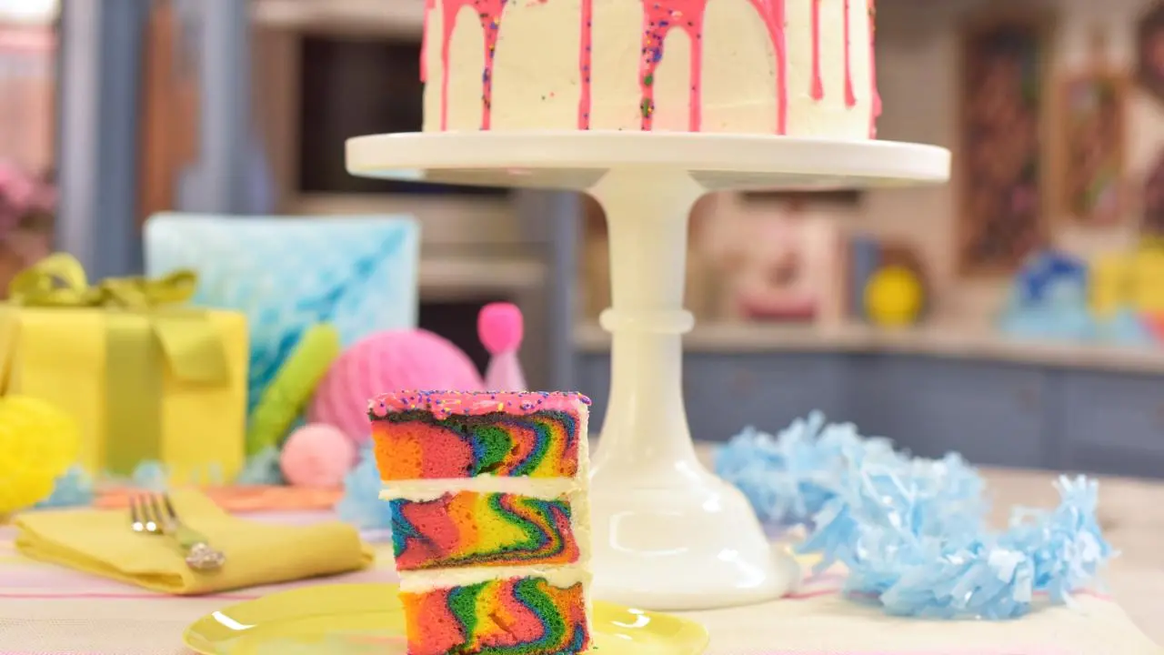 The Tie Dye Cake