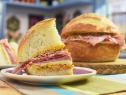 Jeff Mauro makes Mauro's Muffaletta, as seen on Food Network's The Kitchen