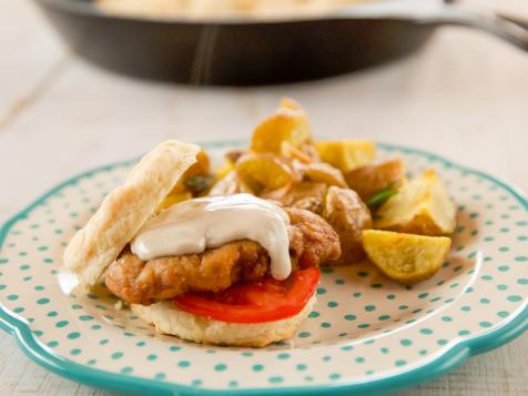 Chicken Fried Steak Sliders