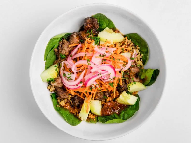 Frustrated by the lack of on-the-go protein-forward foods to support his active lifestyle, Matt Matros founded Protein Bar in downtown Chicago in 2009. Now called Protein Bar & Kitchen, the restaurant has also expanded to Washington, D.C., and Colorado, serving all-day menus. Start the morning with scrambled grass-fed eggs cooked in ghee and accompanied by turkey bacon, or organic steel-cut oat and quinoa oatmeal swirled with peanut butter and acai puree. During lunch, pop in for a signature spicy Korean Bar-Rito, folding together all-natural steak with diced cucumber, radish, spinach, pickled carrot and quinoa in a low-carb tortilla, prefaced by a cup of chicken chili with a dollop of Greek yogurt.