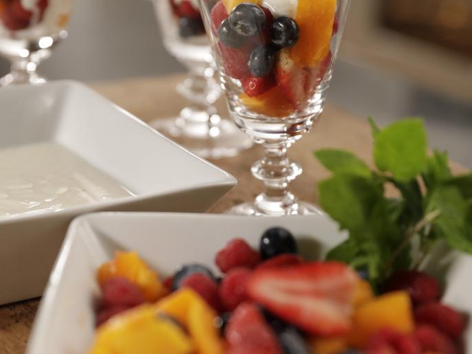 Fresh Fruit with Honey Vanilla Yogurt Recipe Ina Garten Food Network