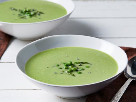 Asparagus, Pea and Zucchini Soup