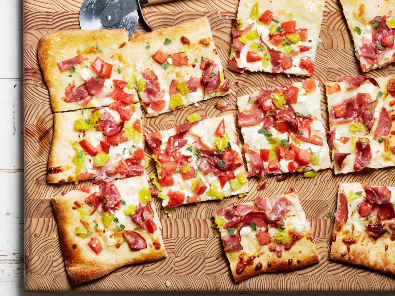 Antipasto Sheet Pan Pizza - DeLallo