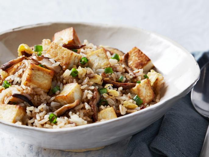 Gingery Tofu and Shiitake Fried Rice Recipe Food Network Kitchen