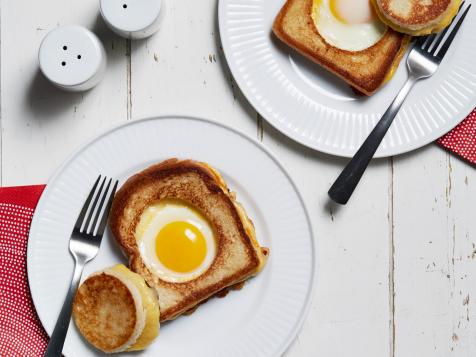 Grilled Cheese Toad-in-the-Hole Sandwiches
