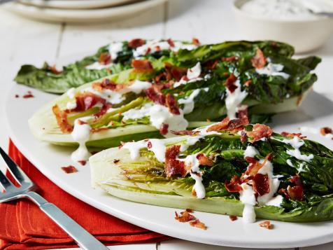 Grilled Wedge with Bacon and Blue Cheese