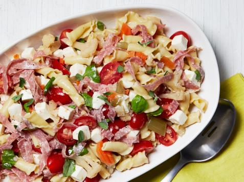 Italian Herbed Pasta Salad with Salami