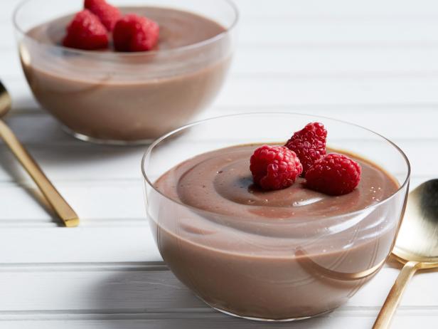 Milk Chocolate Pudding With Raspberries Recipe Food Network Kitchen Food Network