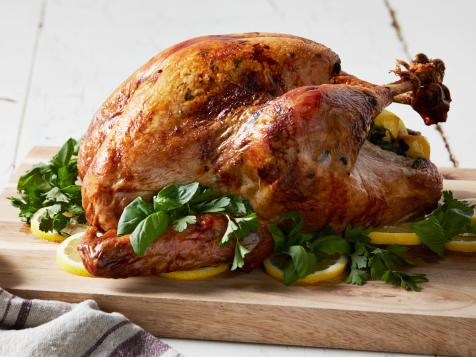 Roast Turkey with Basil-Shallot Butter