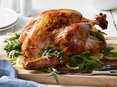 Roast Turkey with Tarragon-Shallot Butter
