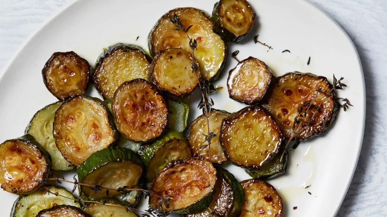 Simple Roasted Zucchini