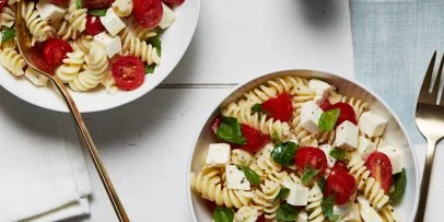 Tomato and Fresh Mozzarella Pasta Salad