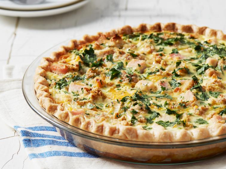 Turkey and Stuffing Quiche Recipe Food Network
