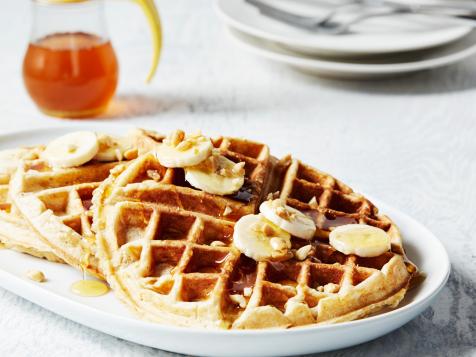 Banana Spice Waffles