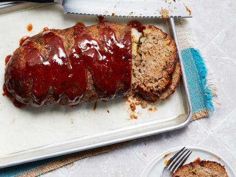 Bulgur Meatloaf with Prunes and Gouda