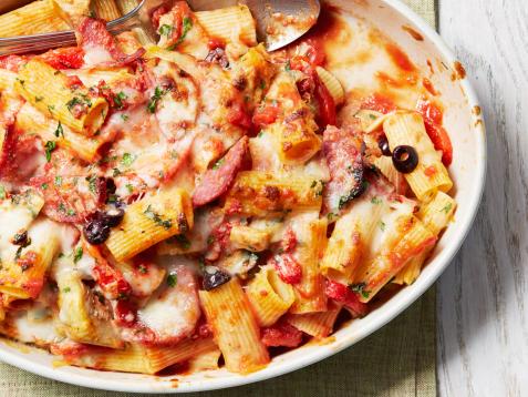 Herby Provencal Baked Pasta with Sopressata