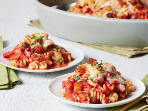 Pancetta and Pepper Baked Pasta