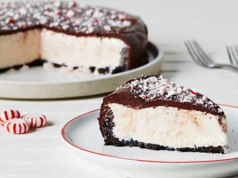 Peppermint Candy Ice Cream Cake
