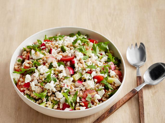 Farro Salad with Radishes, Arugula and Feta Recipe Nancy Fuller
