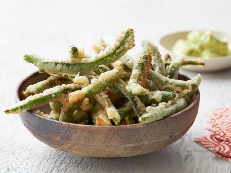 Green Bean Tempura with Avocado Mayo
