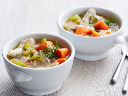 Healthy Slow Cooker Chicken and Rice Soup Recipe | Food Network Kitchen ...