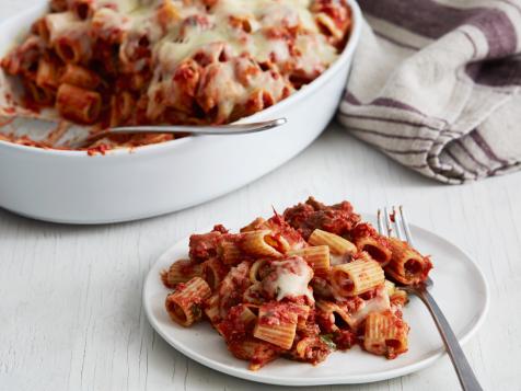 Herbed Spicy Sausage and Fennel Baked Pasta