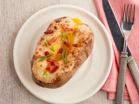 Over-Stuffed Carbonara Baked Potatoes