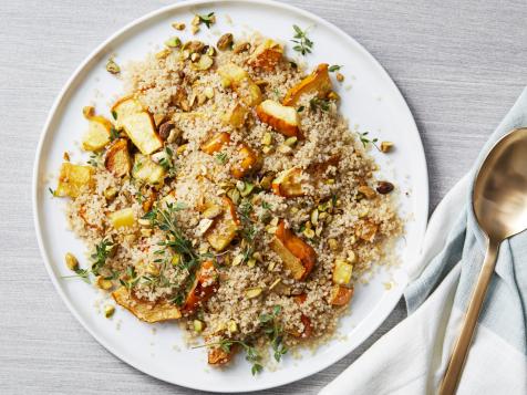 Quinoa with Roasted Squash and Pistachios