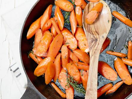 Skillet Glazed Carrots with Thyme Recipe | Food Network Kitchen | Food ...
