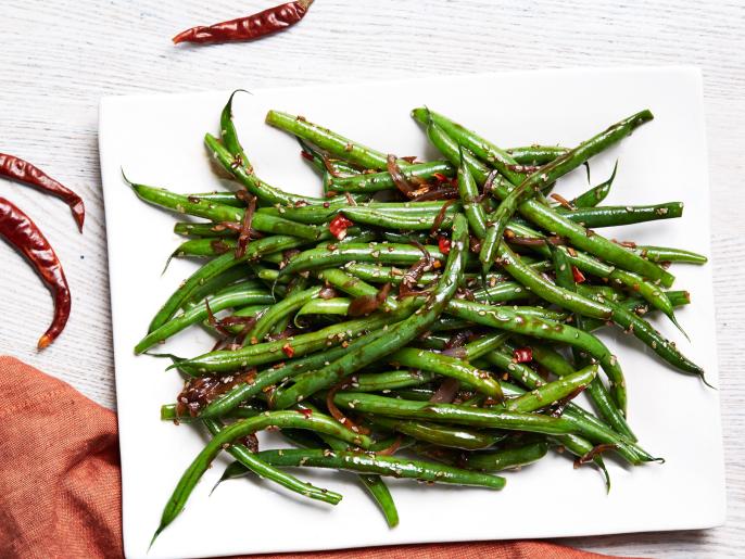 SoyandSesameGlazed Green Beans Recipe Food Network Kitchen Food