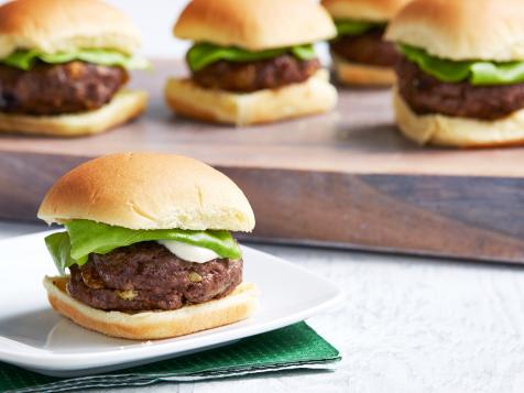 Picadillo Sliders with Garlic Mayo