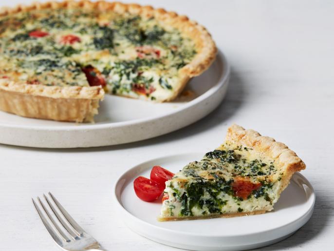 Spinach, Parmesan and Tomato Quiche Recipe Food Network Kitchen