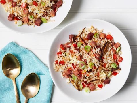 Sweet and Spicy Ham Fried Rice