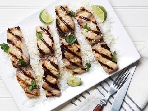 Mahi-Mahi with Garlic-Lime Oil