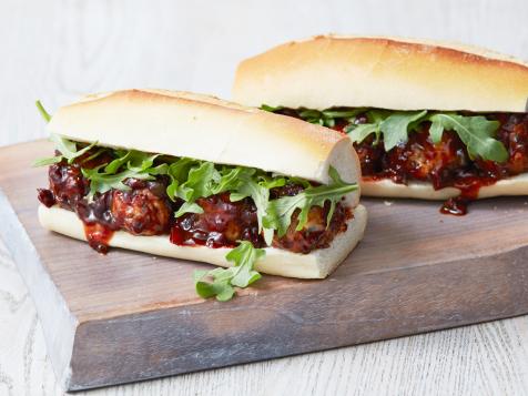 Pork Barbecue Meatball Sandwiches