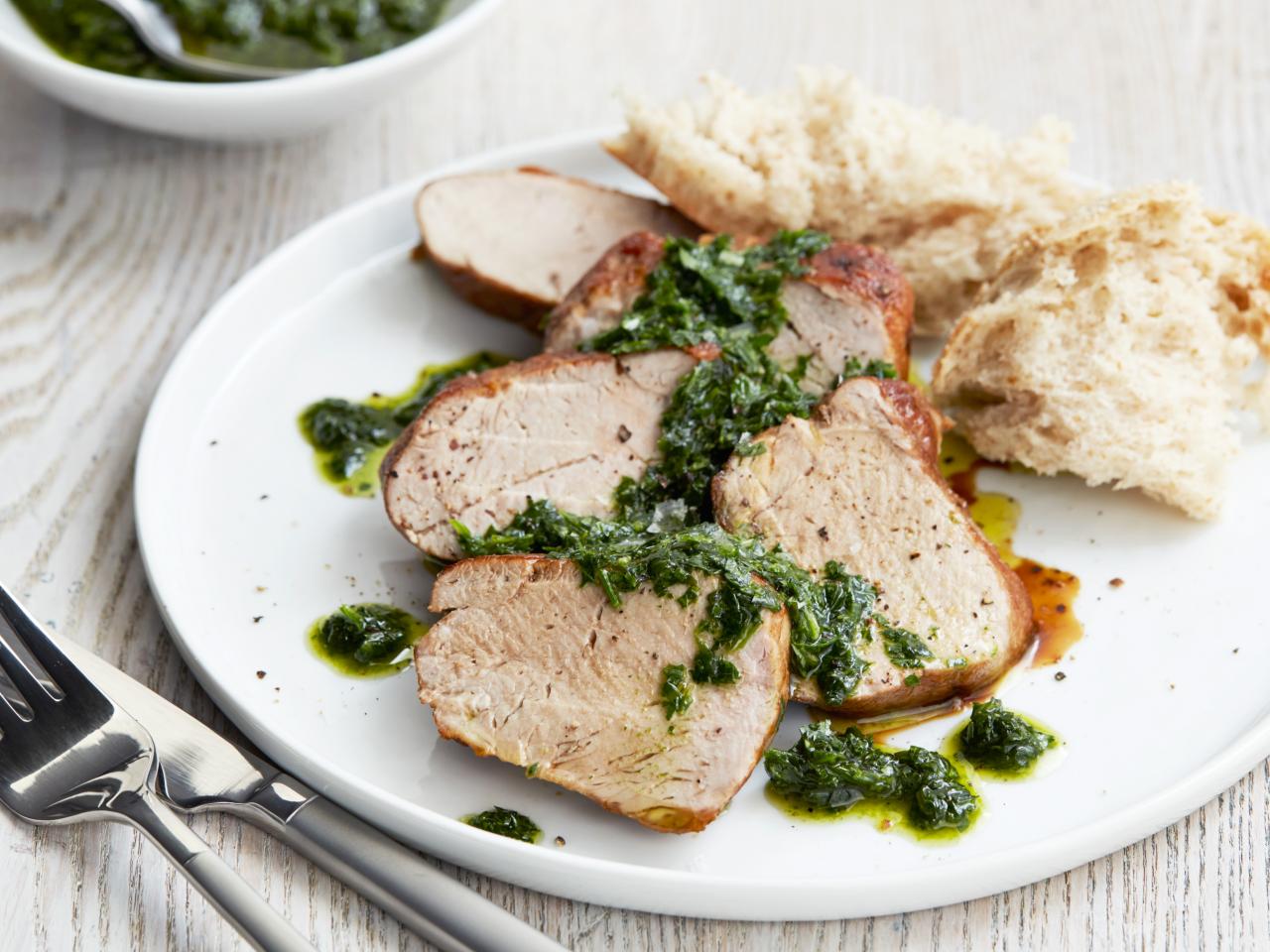 Pork Tenderloin with Salsa Verde