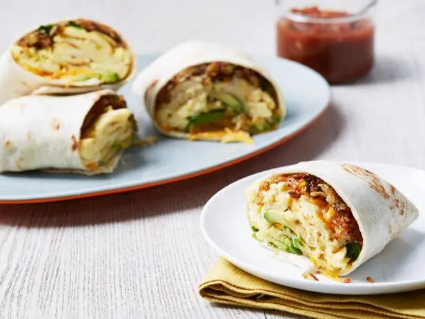 Potato and Cheese Breakfast Burritos Recipe | Food Network Kitchen