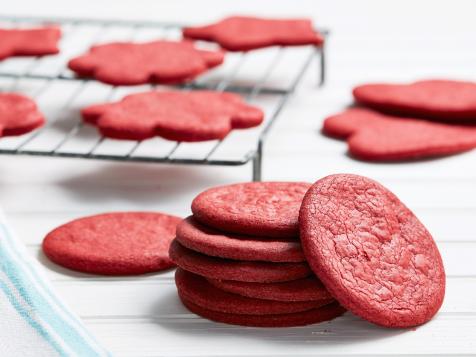 Red Velvet Sugar Cookies
