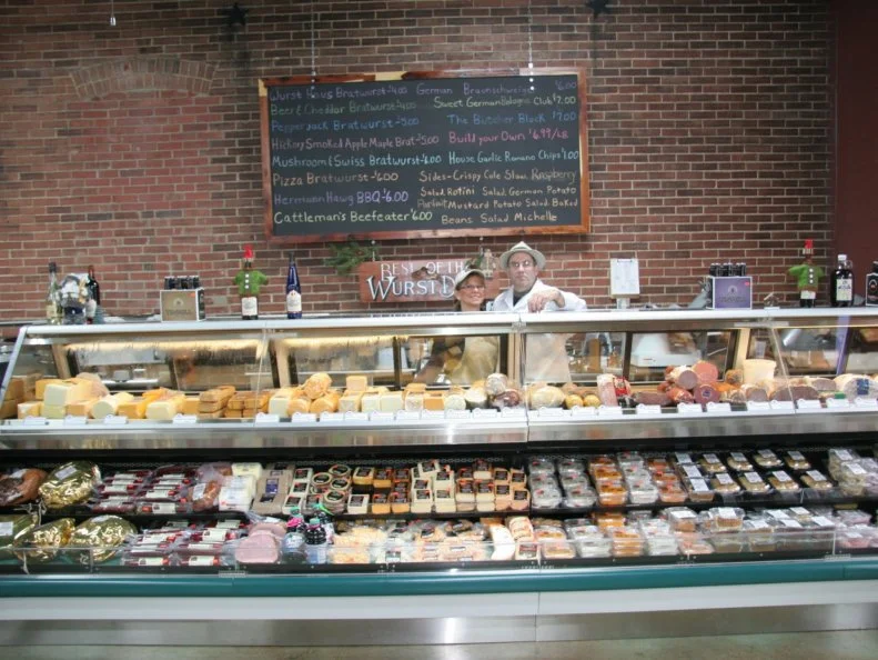 With a wurstmeister (yes, it's a real title) at the helm, you can be sure this meat shop takes its sausages seriously. Mike Sloan and his wife Lynette produce more than 100 varieties of fresh and smoked meats, including wursts, bacon, summer sausages, ham, jerky, bologna, braunschweiger and more. They showcase their brats, pulled pork and meat-crammed sandwiches on a deli-style menu that also features house-made sides like German potato salad, red cabbage, baked beans and peach-pecan bread pudding. Set in historic Hermann, Missouri, the Sloan’s shop has become more than a market to the surrounding community. It is a beloved gathering place where locals get together to nosh on German specialties and share a beer or two. The beverage selection, which includes local beers and wines (along with five specialty sodas) has been carefully curated to complement the shop’s enviable wurst.