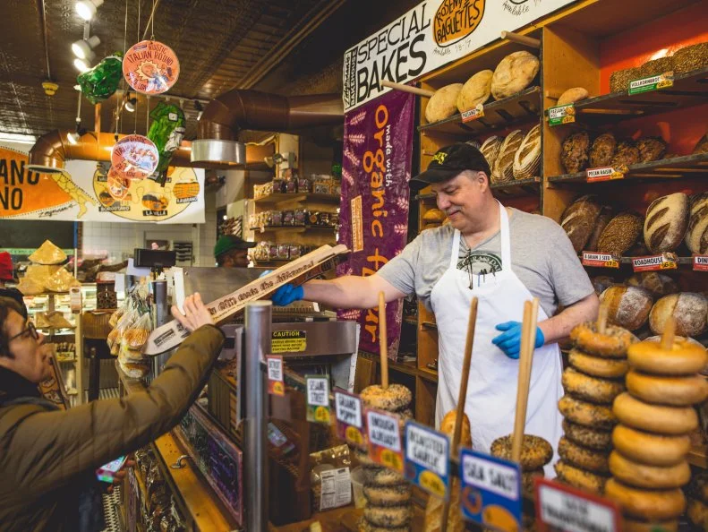 Zingerman’s has long been a shrine of high-end cuisine. This legendary market houses a creamery, a candy shop, a restaurant, a bake house, a roaster and, last but not least, a world-class deli. The menu balances old-school standards with new-school spins. Pastrami and corned beef may have their own dedicated sections of the sandwich menu, but the ever-changing sandwich of the month showcases inventive combos like the GMR Part Deux. This creation marries oven roasted brisket with warm provolone, New Mexico green chiles and oven roasted onions, all piled on a grilled Zingerman's Bakehouse onion roll. 