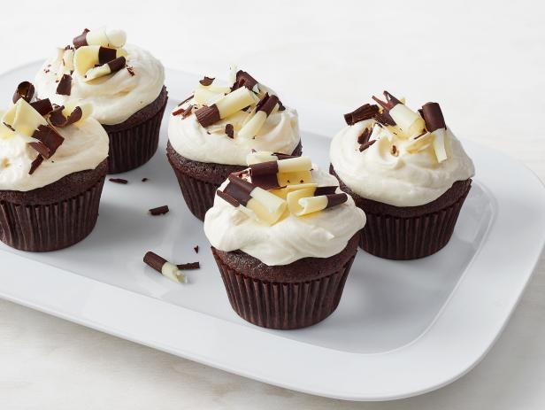 Chocolate Cupcakes with Double Chocolate Curls Recipe | Food ...
