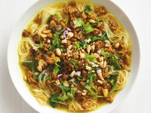 Thai Noodle Bowl with Chicken Recipe | Food Network Kitchen | Food Network