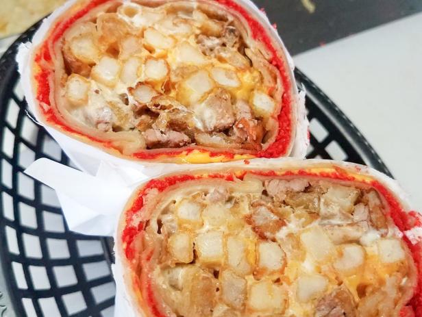 flamin's hot cheetos burrito