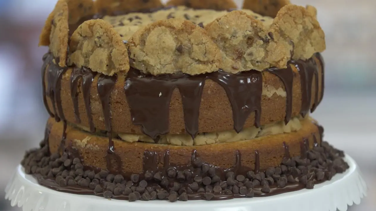 The Ultimate Cookie Dough Cake